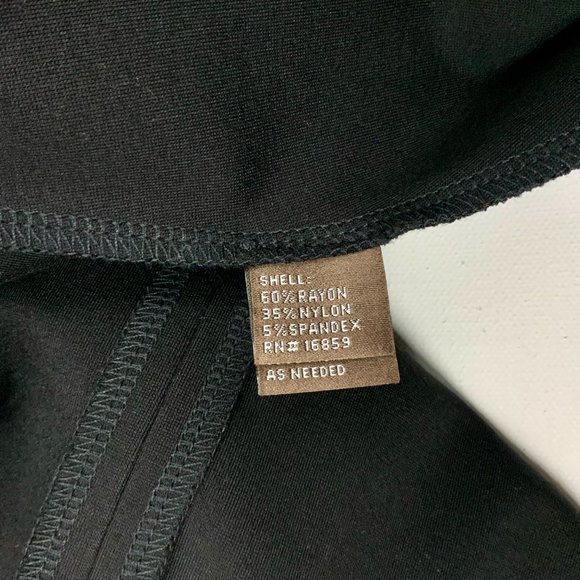 J McLaughlin Black Ponte Knit A-Line Flare Long Sleeve Dress Size Large - Picture 13 of 16